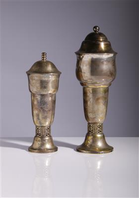 Zwei Deckelgefäße, um 1910 - Umění a starožitnosti