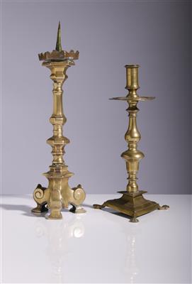 Zwei Kerzenleuchter - Antiques and art