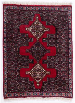 Senneh Teppich, ca. 93 x 72 cm, Westpersien (Iran), Ende 20. Jahrhundert - Antiques and art