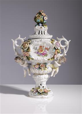 Brule Parfum Deckelvase, Ende 19. Jahrhundert - Antiques and art