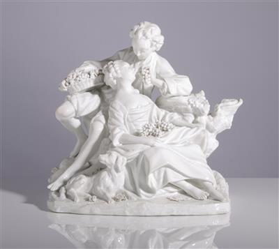 Die Traubenesser, Entwurf Etienne-Maurice Falconet (1716-1791) - Arte e antiquariato