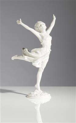 Tänzerin, Entwurf Karl Tutter (Neudeck 1883-1969 Selb), Ausführung Fa. Hutschenreuther, um 1950 - Arte e antiquariato