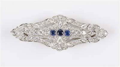 Brillantbrosche zus. ca. 3,80 ct - Jewellery and watches