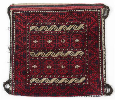 Belutsch Tasche, ca. 44 x 46 cm, Nordostpersien, letztes Drittel 20. Jahrhundert - Antiquitäten, Möbel & Teppiche
