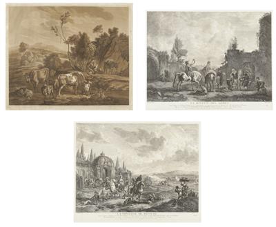 Nach Pieter Wouwerman, zwei Bilder: - Paintings