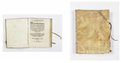 Buch: Quadripartita Historia Anni 1594 - Vierfacher Historischer Kalender..., Augsburg, 1595 - Antiques and art