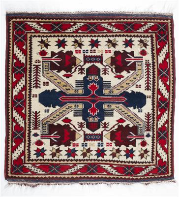 Yagcibedir Teppich, ca. 100 x 100 cm, Westanatolien (Türkei), 2. Hälfte 20. Jahrhundert - Antiquitäten, Möbel & Teppiche