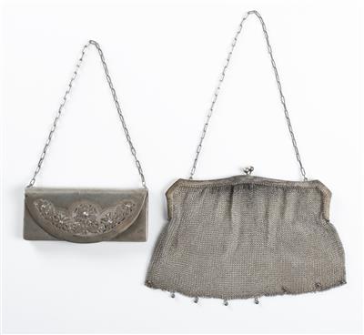 Zwei Handtaschen, um 1900 - Antiquitäten, Möbel & Teppiche