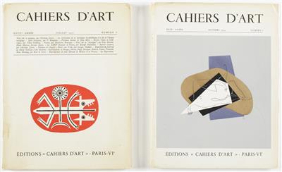 Zwei Kunstmagazine: Cahiers D'Art, 1952  &  1954 - Paintings