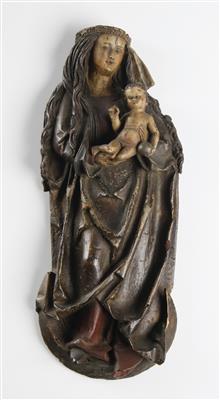 Madonna Immaculata mit Christuskind in gotischer Art - Antiques and art