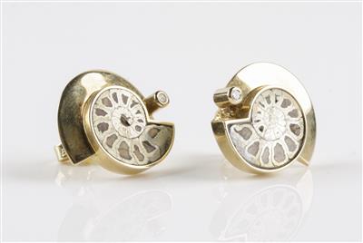 Ammonit Brillant Ohrstecker - Jewellery and watches