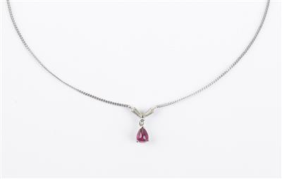 Brillant Diamant Rubin Collier - Gioielli e orologi