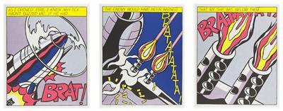 Roy Lichtenstein, 3 Bilder: - Paintings