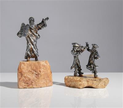 Zwei Figuren, 20. Jahrhundert - Kunst, Antiquitäten & Weihnachtskrippen