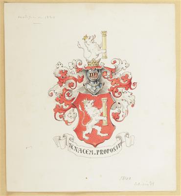 Wappendarstellung, 19. Jahrhundert - Dipinti