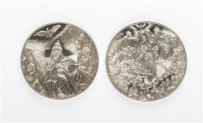 2 Medaillen Albrecht Dürer, Heiliges Jahr 1975 - Jewellery and watches