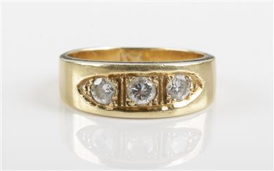 Brillantring zus. 0,57 ct (grav.) - Schmuck & Uhren