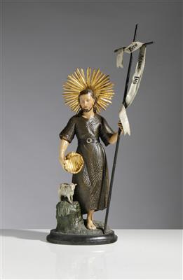 Christus mit Lamm Gottes, Ende 18./frühes 19. Jahrhundert - Umění a starožitnosti