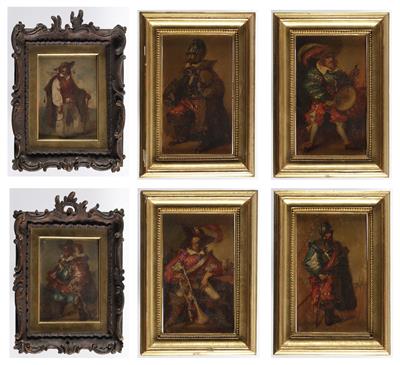 Maler des 19. Jahrhunderts, 6 Bilder: - Paintings