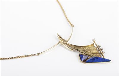 Brillant LapisLazuli Collier - Schmuck & Uhren