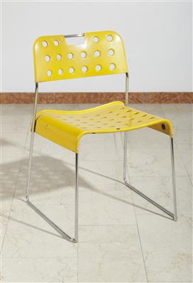 Designersessel "Omstak chair", Entwurf Rodney (London 1943 geb.), Entwurf um 1971, Ausführung Fa. Bieffeplast - Umění a starožitnosti