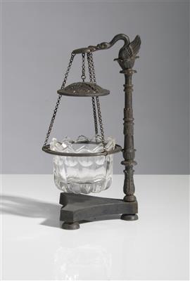Kleine Schale in Form einer Zuglampe, nach Karl Friedrich Schinkel (1781-1844), Berlin, um 1820 - Umění a starožitnosti