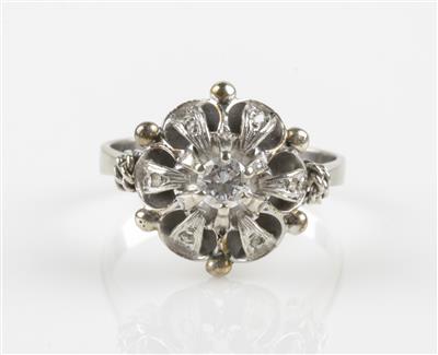 Brillant Diamantrautenring - Schmuck & Uhren