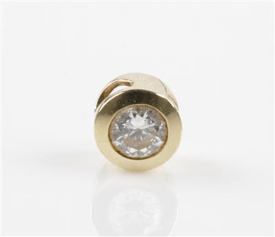 Brillantsolitär Läufer 0,25 ct (lt. Gravur) - Jewellery and watches