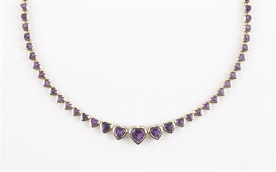 Amethystcollier "Herzen" - Jewellery and watches