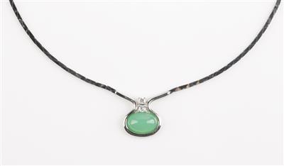 Brillant Chrysoprascollier - Klenoty a Hodinky