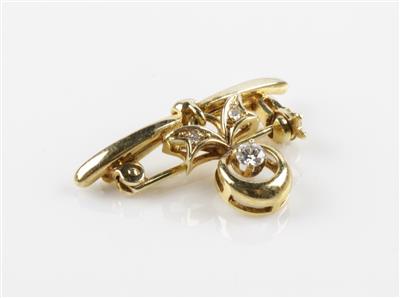 Brillant Diamant Brosche - Jewellery and watches