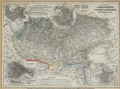 Landkarte: Österreich Lombardisch-Venetianisches Königreich, 1837 - Paintings