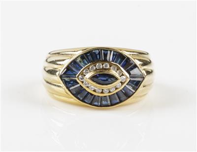 Brillant-Saphir-Ring - Jewellery and watches