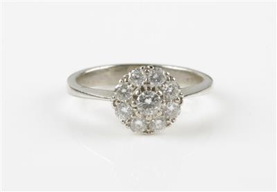 Brillantring zus. ca. 0,55 ct - Klenoty a hodinky