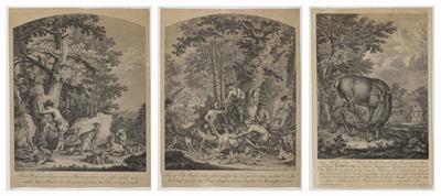 Johann Elias Riedinger, 3 Bilder: - Dipinti