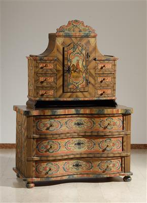 Bäuerliche Tabernakel Aufsatzkommode, Ende 18. Jahrhundert - Antiques and art