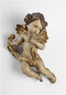 Fliegender Engel im Barockstil, 20. Jahrhundert - Möbel & Antiquitäten
