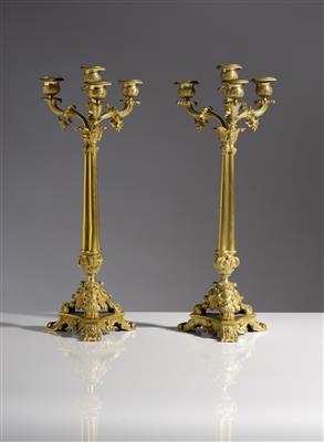 Paar Girandolen, Mitte 19. Jahrhundert - Möbel & Antiquitäten
