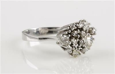 Altschliff Diamant Ring zus. ca. 0,85 ct - Schmuck & Uhren