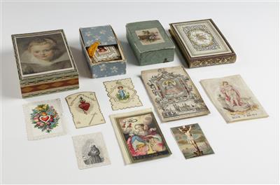 Sammlung von ca. 160 Andachtsbildchen - Arte e antiquariato