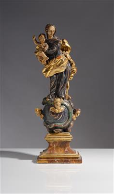 Hl. Madonna Immaculata mit Christuskind im Barockstil - Kunst & Antiquitäten