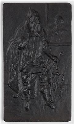 Ofenplatte mit Darstellung eines Königs von Frankreich - Antiques and art