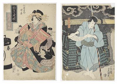 Utagawa Kunisada I, 2 Bilder: - Antiques and art
