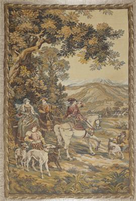Wandteppich, ca. 202 x 135 cm, Frankreich, 2. Hälfte 20. Jahrhundert - Antiques and art
