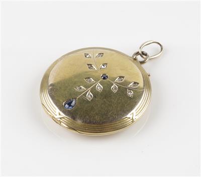 Diamant Medaillon, um 1900 - Gioielli e orologi