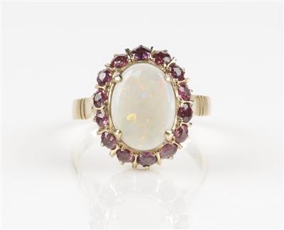 Opal Rubinring - Jewellery and watches