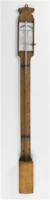 Biedermeier Barometer, um 1830/50 - Kunst & Antiquitäten