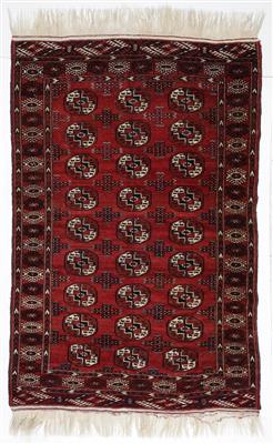 Persischer Buchara Teppich, ca. 184 x 122 cm, Nordostpersien, 2. Hälfte 20. Jahrhundert - Umění a starožitnosti