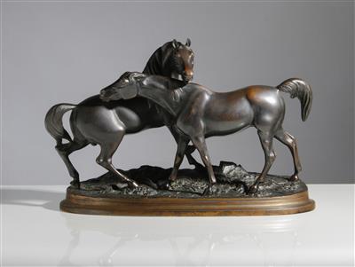 Pferdepaar, 1. Drittel 20. Jahrhundert - Kunst & Antiquitäten