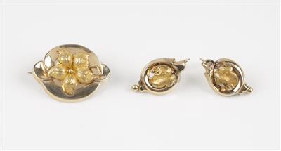 Schmuckset, um 1900 - Jewellery and watches